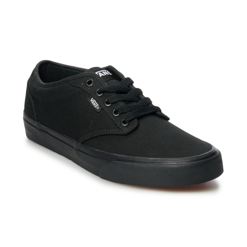 NWOT VANS All-Black Canvas Sneakers